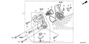 GL1800C Водяной насос