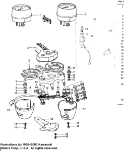 KZ650 Meters / ignition switch
