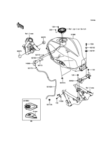 EX300 Топливный бак