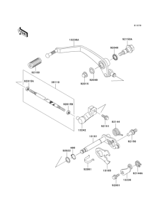 VN800 Механизм переключения передач