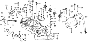 CB550 Крышка головки цилиндров