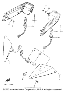 XVZ13DA Поворотники