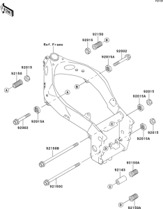 ZX750 Frame fitting