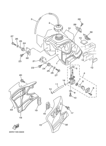 TTR90M Топливный бак