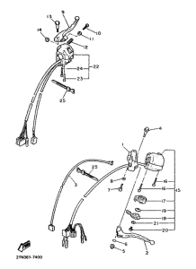 XV1100 Handle switch. lever