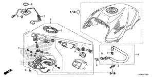 CB1000R Топливный насос