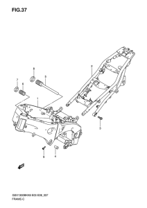GSX1300BK Frame comp