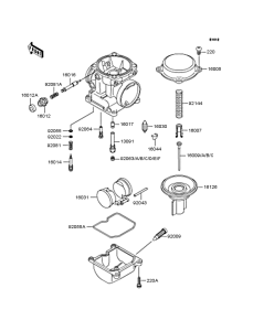 ZR1100 Карбюратор в разборе