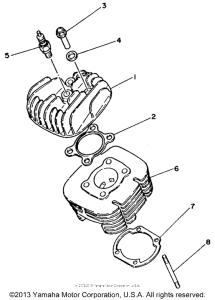 RT100F Головка цилиндров