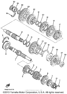FZR400SUC Трансмиссия