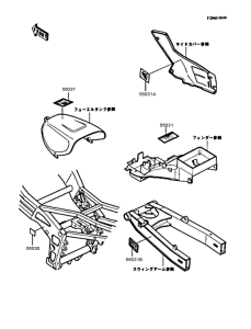 ZX400 Наклейки