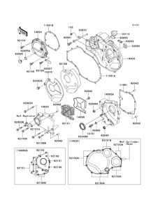 ZX1200 Крышки двигателя