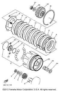 PW80J Сцепление