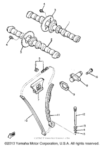 XJ750RH Camshaft-chain