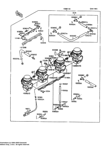 ZX600 Carburetor assy