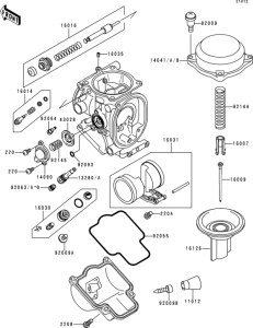 ZX900 Carburetor parts(-zx900ce026356)