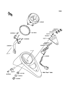 VN400 Спидометр