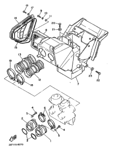 SRX600H (33.1KW) Впускная система