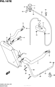 VL800B Radiator Hose (Vl800Tl5 E33)