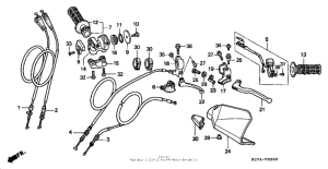 XR400R Рулевые переключатели