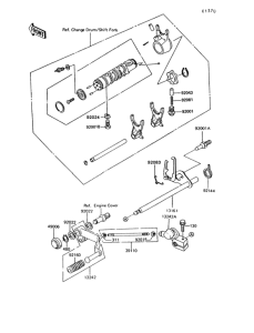 Z550 Механизм переключения передач