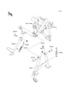 EJ800 Подножка