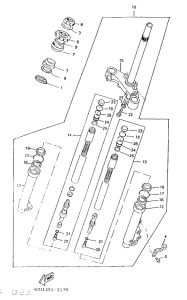 CW50 Передняя вилка