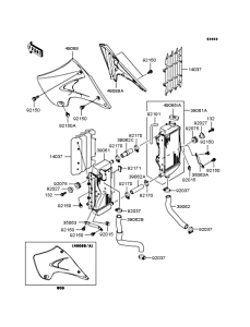 KX125 Радиатор