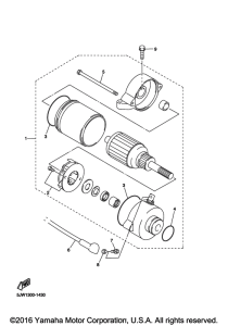 FJR1300AE Стартер