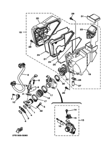 YB125SPD Впускная система