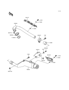 KL250 Глушитель