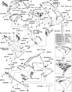 ZX1000 Cowling lowers(1 / 2)