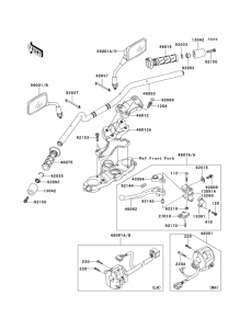 KLE650 Handlebar(a7f / a8f)