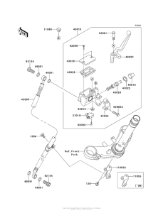 EX250 Главный тормозной цилиндр