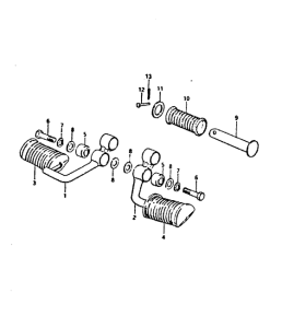 GT250 Подножки