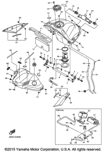 YZF-R1M Топливный бак