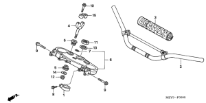  Handle pipe / top bridge
