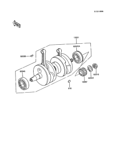 Z305 Коленвал