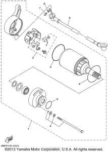 TTR225P Стартер
