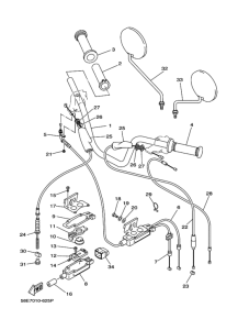 YB-1 ｽﾃｱﾘﾝｸﾞﾊﾝﾄﾞﾙ. ｹｰﾌﾞﾙ