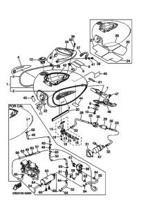 XVS1100AT XVS11ATX Tank fuel