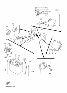 XV250 Электрика 1