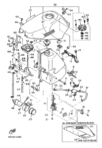 FZR600H (67KW) Топливный бак