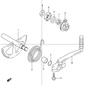 TR50 Ножной стартер