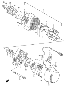 GSX750 Альтернатор
