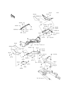 ER250 Боковые обтекатели