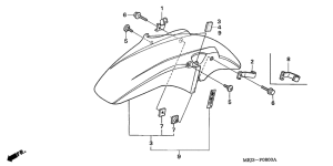 CB1300S (ABS) Переднее крыло