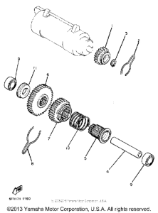 XV920MK Муфта стартера