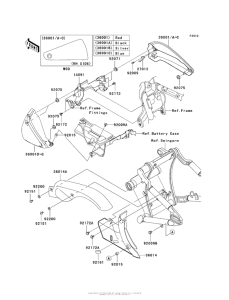 VN2000 Боковые обтекатели