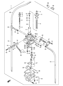 DR-Z125 Carburetor assy